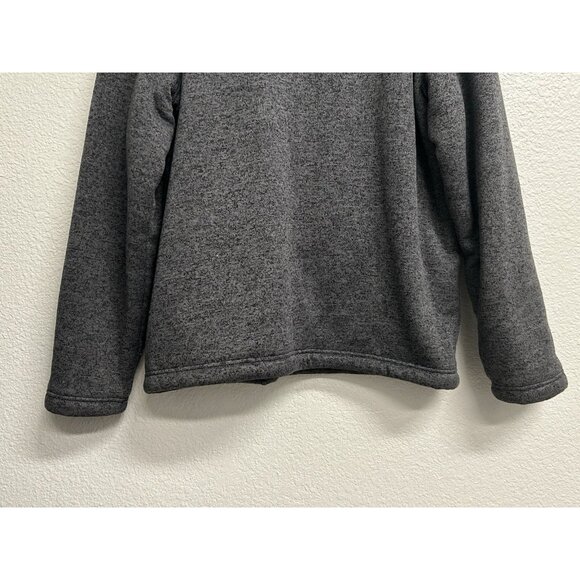 Orvis Men’s Quarter Zip Sherpa Lined Pullover Sweater XL Outdoor Gray - Picture 11 of 12